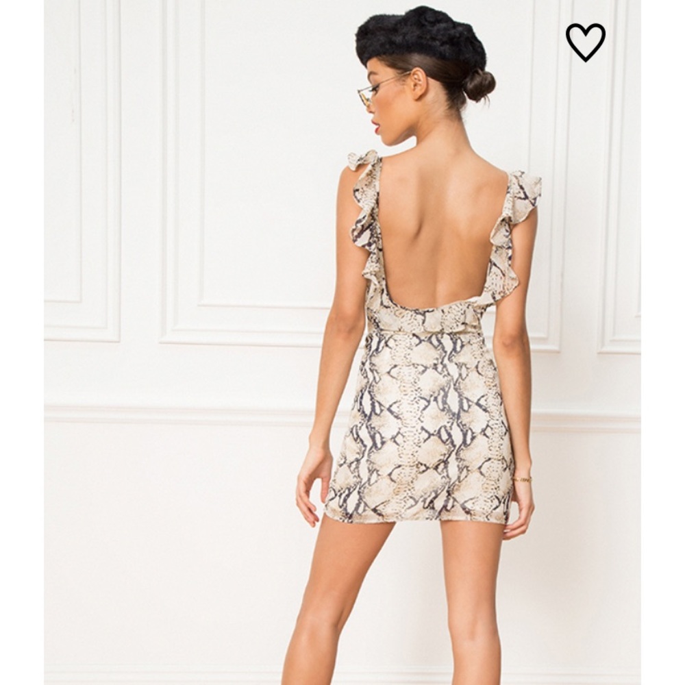 Revolve By The Way Carmina ruffle mini dress